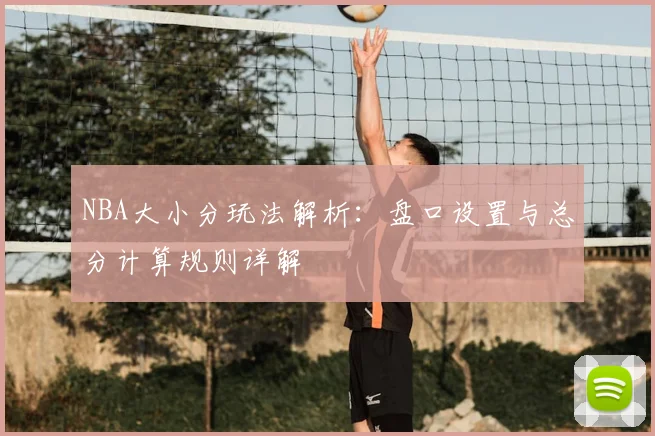 NBA大小分玩法解析:盘口设置与总分计算规则详解